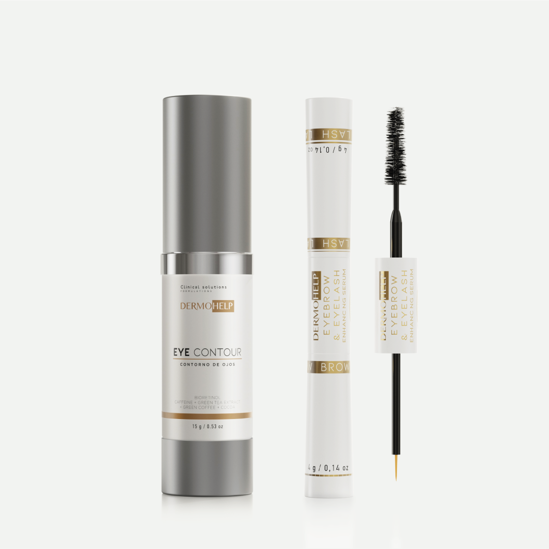 Rutina Contorno de Ojos - Crema Anti-Ojeras y Sérum de Crecimiento