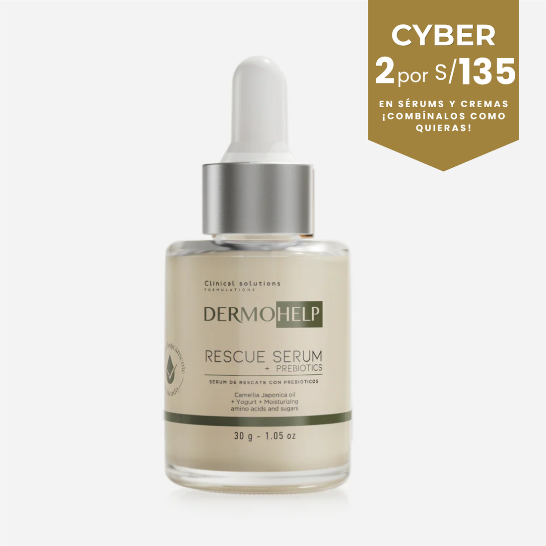 Sérum de Rescate con Prebióticos - Restaurador