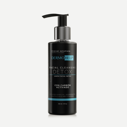 Jabón Facial Detox para Puntos Negros y Piel Grasa - Carbón Activado