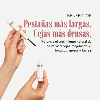 Rutina Contorno de Ojos - Crema Anti-Ojeras y Sérum de Crecimiento